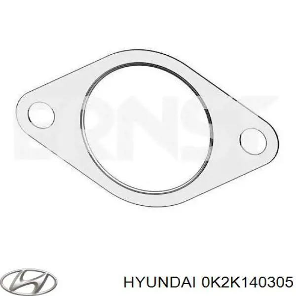 Uszczelka rury odbiornika tłumika KIA Carnival II minivan (GQ) (2001 - 2005) cena, od 20,71 USD