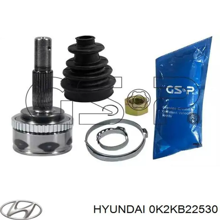 Osłona przegubu homokinetycznego półosi przedniej zewnętrzna Hyundai/Kia 0K2KB22530 cena, od 24,01 USD