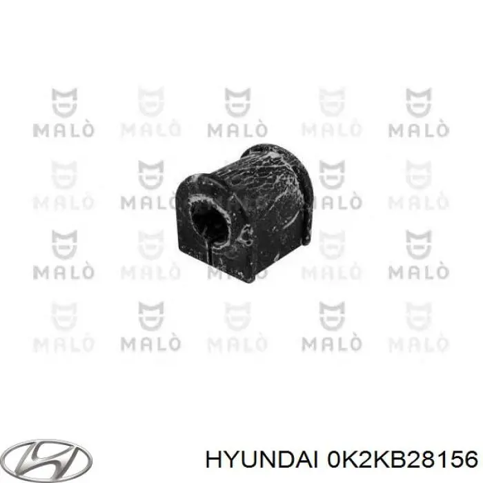 Do koszyka 0K2KB28156 Hyundai/Kia Tuleja stabilizatora tylnego