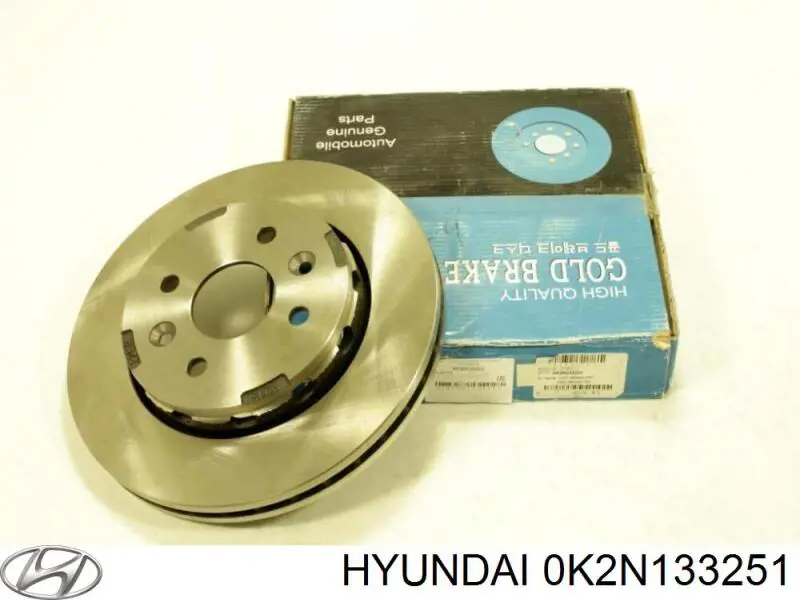 0K2N133251 Hyundai/Kia Tarcza hamulcowa przednia