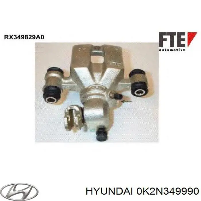 Do koszyka 0K2N349990 Hyundai/Kia Zacisk hamulcowy tylny lewy