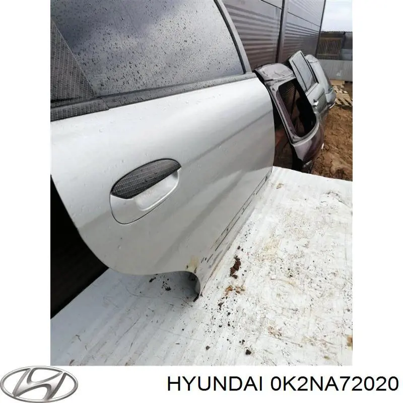 Drzwi tylne prawe do KIA Shuma II FB