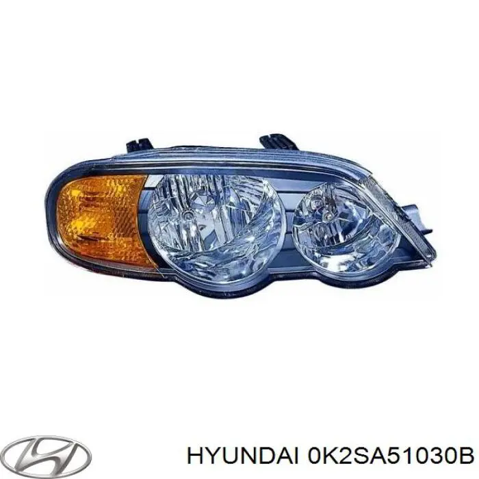  Reflektor prawy KIA Shuma 2