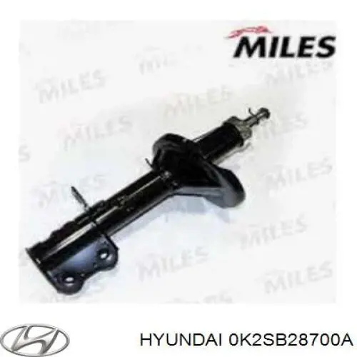Do koszyka 0K2SB28700A Hyundai/Kia Amortyzator tylny prawy