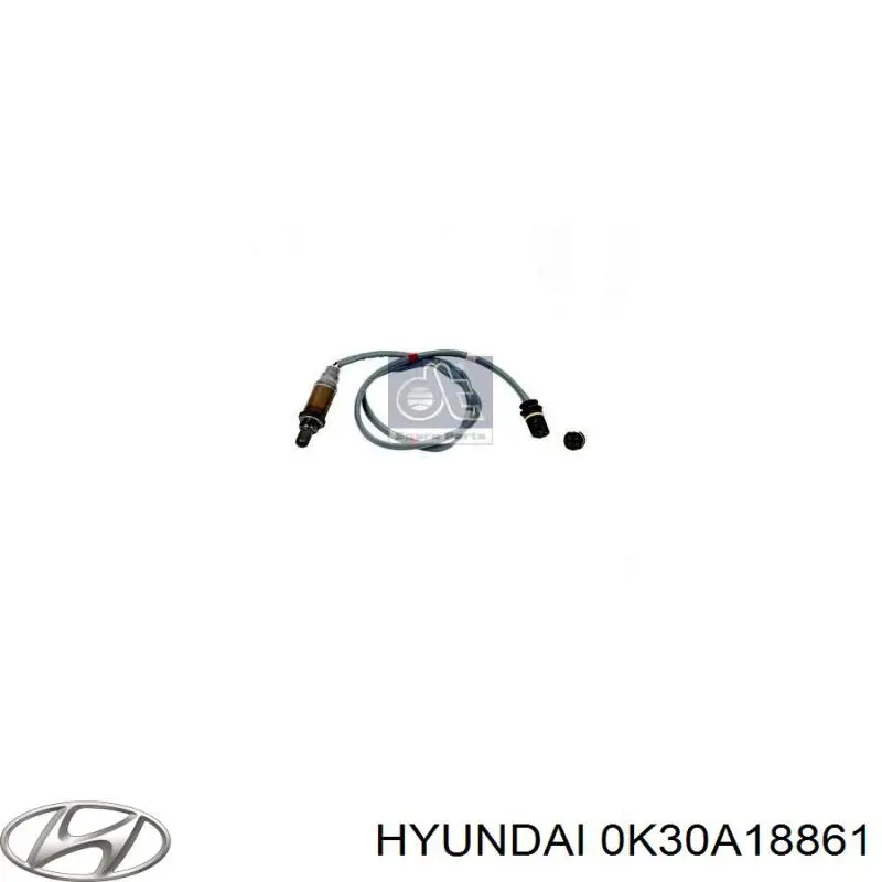 Sonda lambda czujnik tlenu przed katalizatorem 0K30A18861 Hyundai/Kia