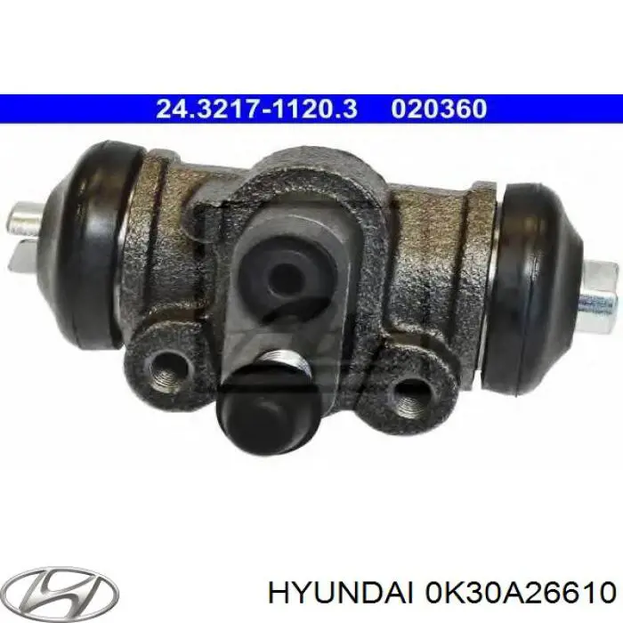Cylinder hamulcowy roboczy tylny Hyundai/Kia 0K30A26610 cena, od 16,77 USD
