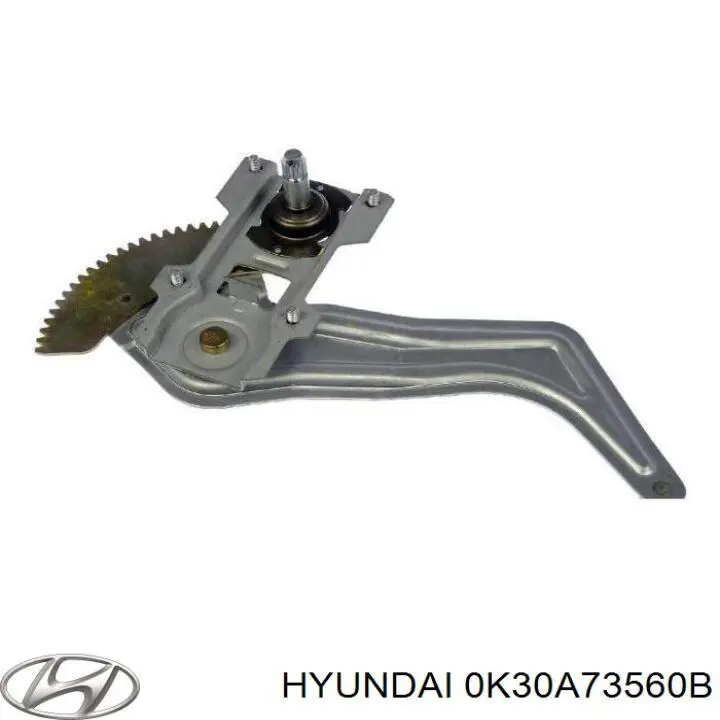 0K30A73560B Hyundai/Kia mechanizm podnoszenia szyby drzwi tylnych lewych