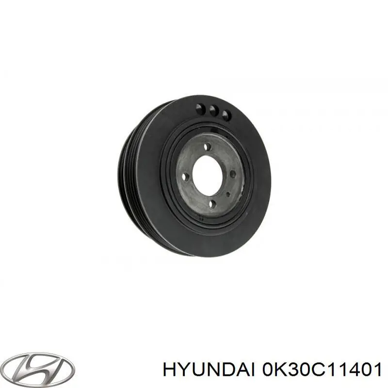 Do koszyka 0K30C11401 Hyundai/Kia Koło pasowe wału korbowego