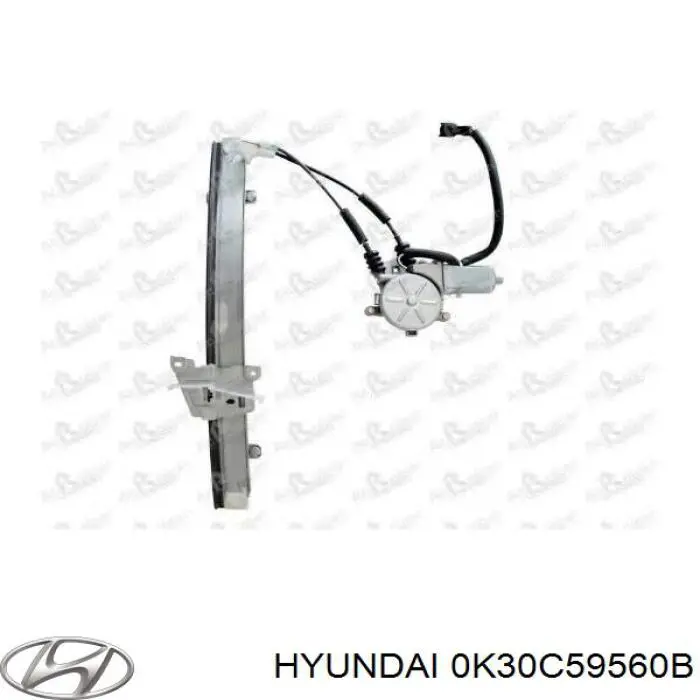 0K30C59560B Hyundai/Kia Mechanizm podnoszenia szyby drzwi przednich lewych