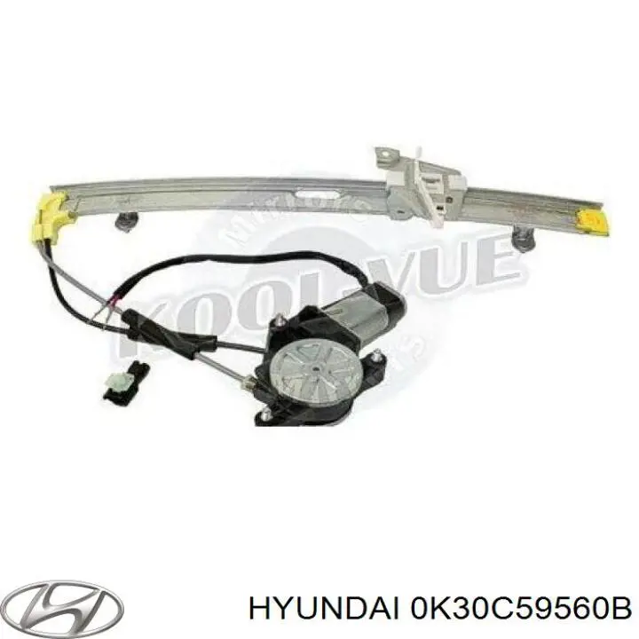 Mechanizm podnoszenia szyby drzwi przednich lewych Hyundai/Kia 0K30C59560B cena, od 121,54 USD