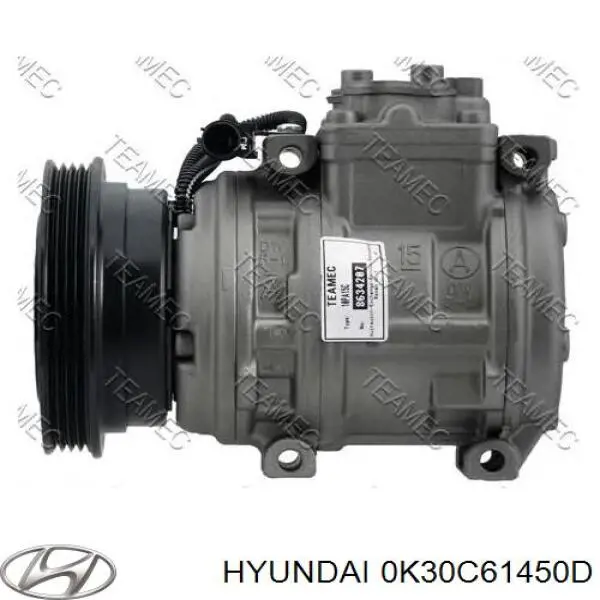 Sprężarka klimatyzacji Hyundai/Kia 0K30C61450D cena, od 86,83 USD