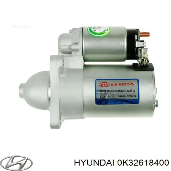 Do koszyka 0K32618400 Hyundai/Kia Rozrusznik