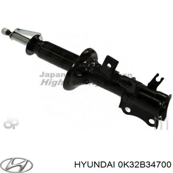 0K32B34700 Hyundai/Kia Amortyzator przedni prawy