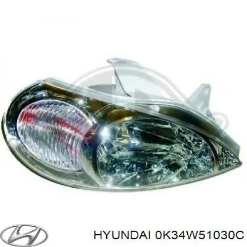 Reflektor prawy KIA Rio I hatchback (DC) (2000 - 2006) cena, od 52,97 USD
