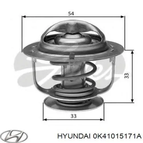 Termostat 0K41015171A Hyundai/Kia