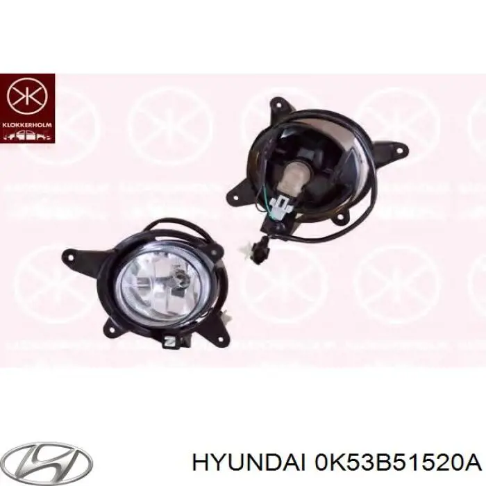 Lampa przeciwmgielna lewa do KIA Carnival II GQ