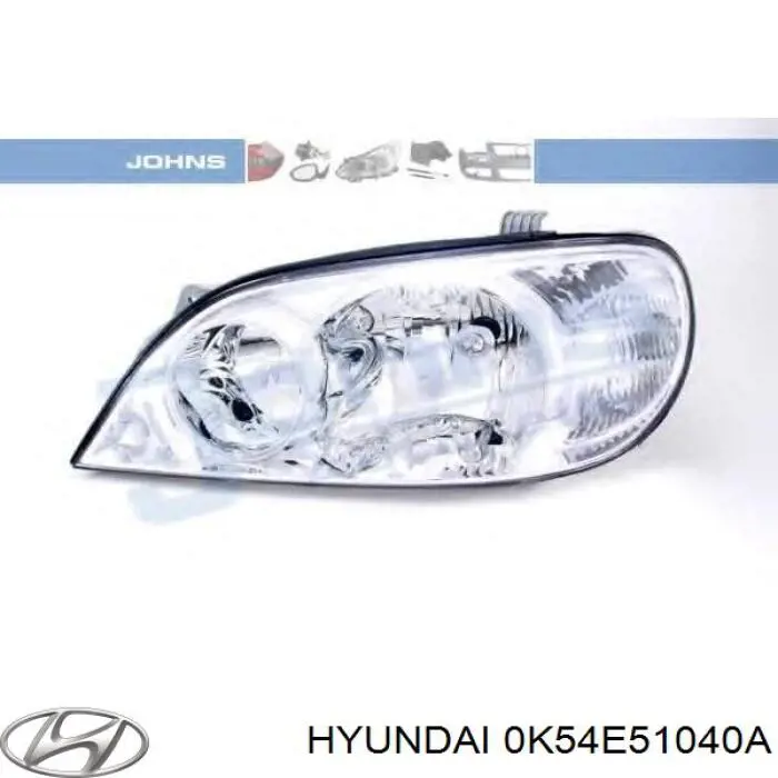 Reflektor lewy KIA Carnival II minivan (GQ) (2001 - 2005) cena, od 94,01 USD