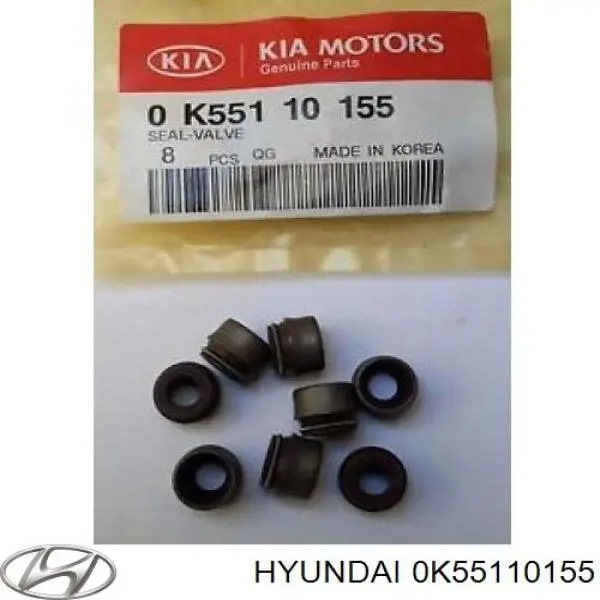 Uszczelniacz zaworu dolotowego/wylotowego Hyundai/Kia 0K55110155 cena, od 0,89 USD