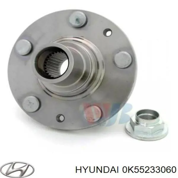 Do koszyka 0K55233060 Hyundai/Kia Piasta przednia