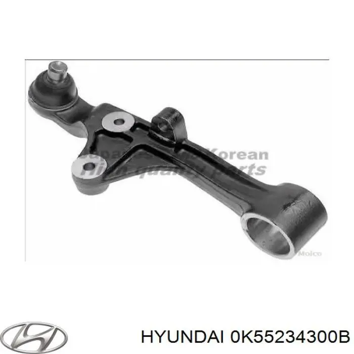 Do koszyka 0K55234300B Hyundai/Kia Wahacz zawieszenia przedniego dolny prawy