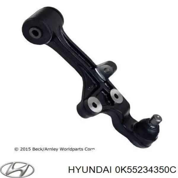 0K55234350C Hyundai/Kia Wahacz zawieszenia przedniego dolny lewy