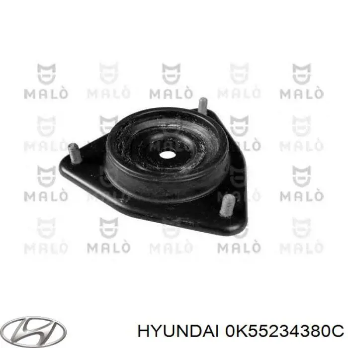 Do koszyka 0K55234380C Hyundai/Kia Poduszka amortyzatora przedniego
