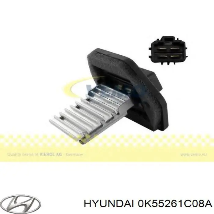0K55261C08A Hyundai/Kia Rezystor wentylatora nagrzewnicy (ogrzewacza kabiny)