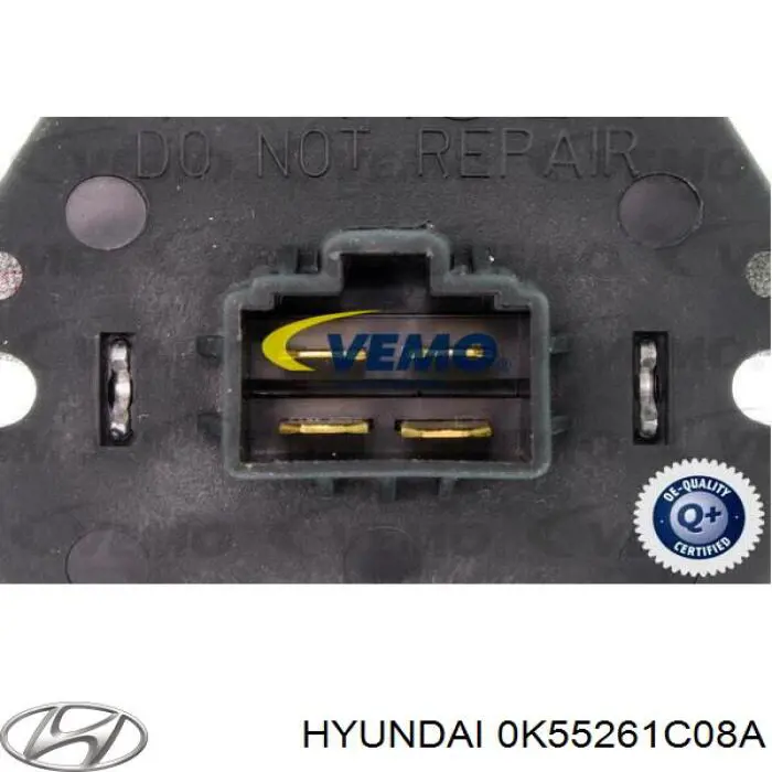 Rezystor wentylatora nagrzewnicy (ogrzewacza kabiny) Hyundai/Kia 0K55261C08A cena, od 45,97 USD
