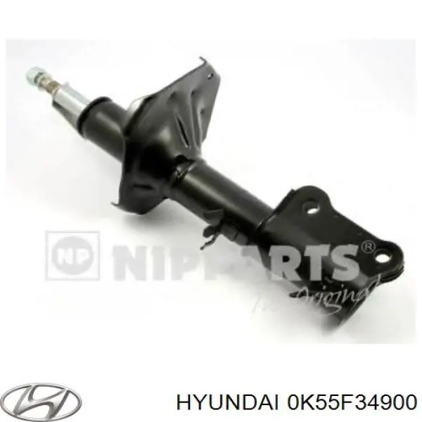 0K55F34900 Hyundai/Kia Amortyzator przedni lewy