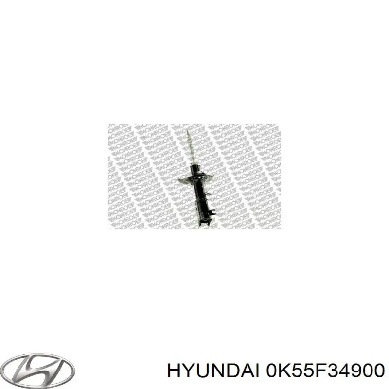 Do koszyka 0K55F34900 Hyundai/Kia Amortyzator przedni lewy