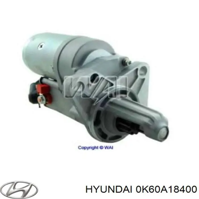 0K60A18400 Hyundai/Kia Rozrusznik