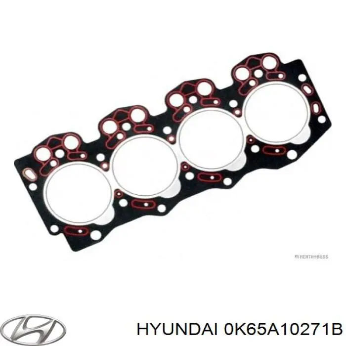 Do koszyka 0K65A10271B Hyundai/Kia Uszczelka głowicy cylindrów