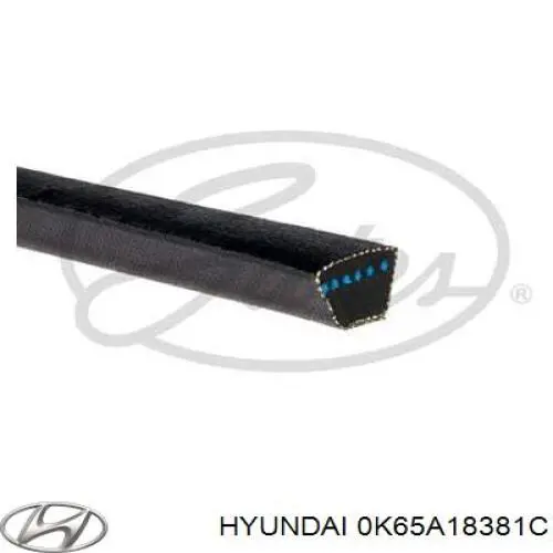 Pas napędowy mechanizmów 0K65A18381C Hyundai/Kia