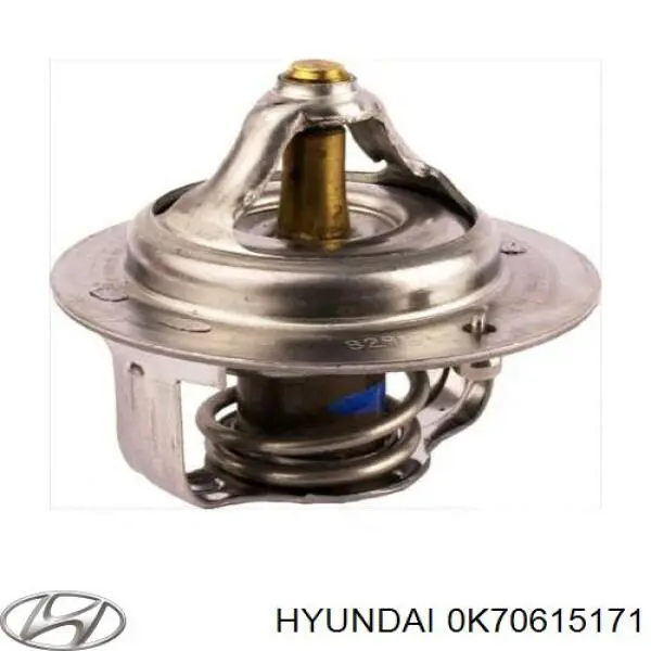 Do koszyka 0K70615171 Hyundai/Kia Termostat