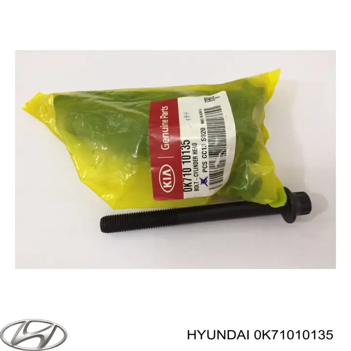 Do koszyka 0K71010135 Hyundai/Kia Śruba głowicy cylindrów