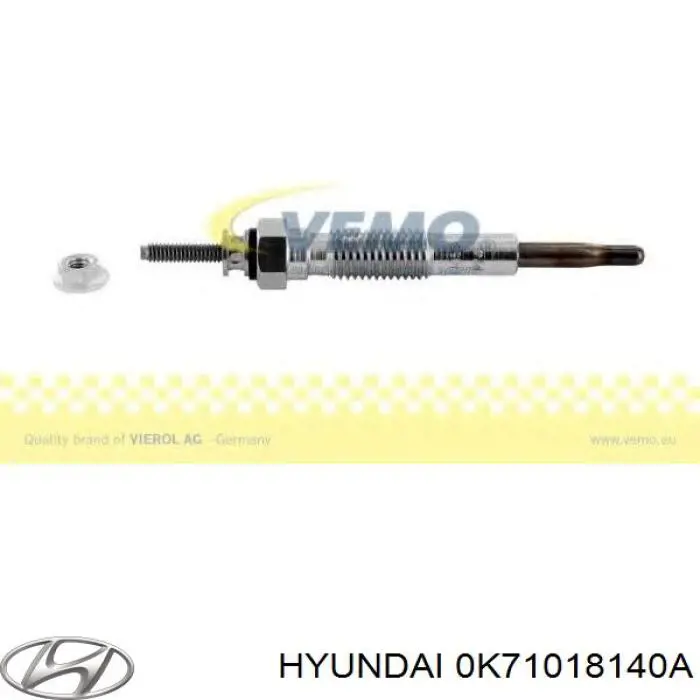 Świeca żarowa 0K71018140A Hyundai/Kia