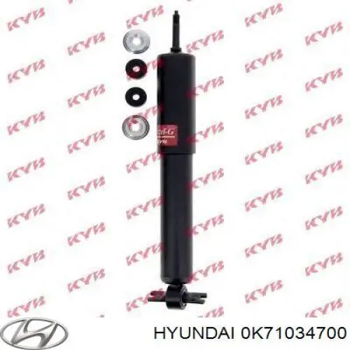 Do koszyka 0K71034700 Hyundai/Kia Amortyzator przedni