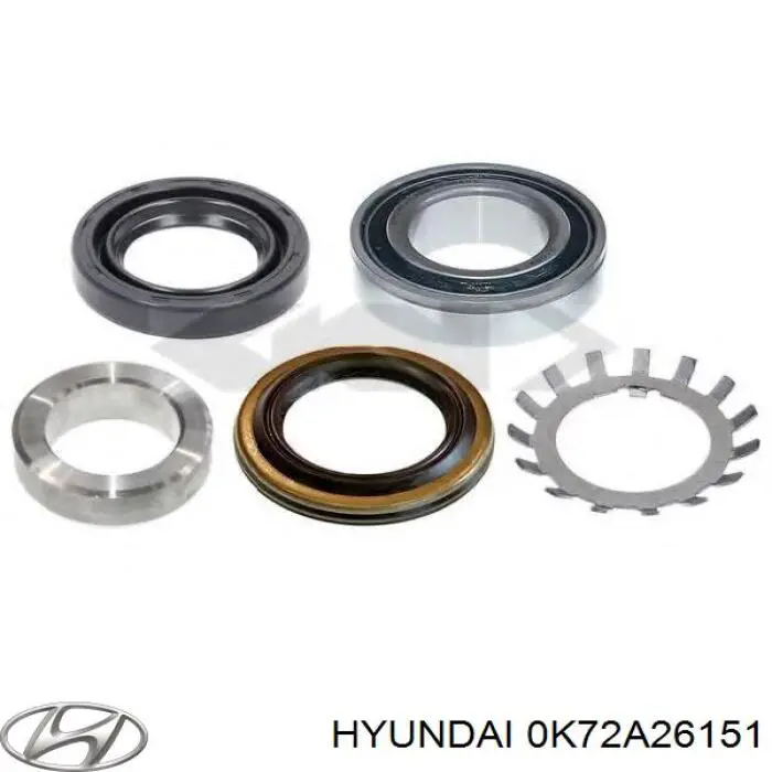 0K72A26151 Hyundai/Kia Lożysko piasty tylnej