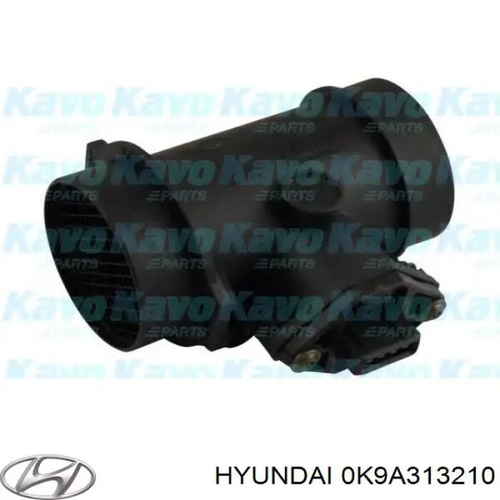 Do koszyka 0K9A313210 Hyundai/Kia Czujnik przepływu powietrza, przepływomierz powietrza M.A.F.