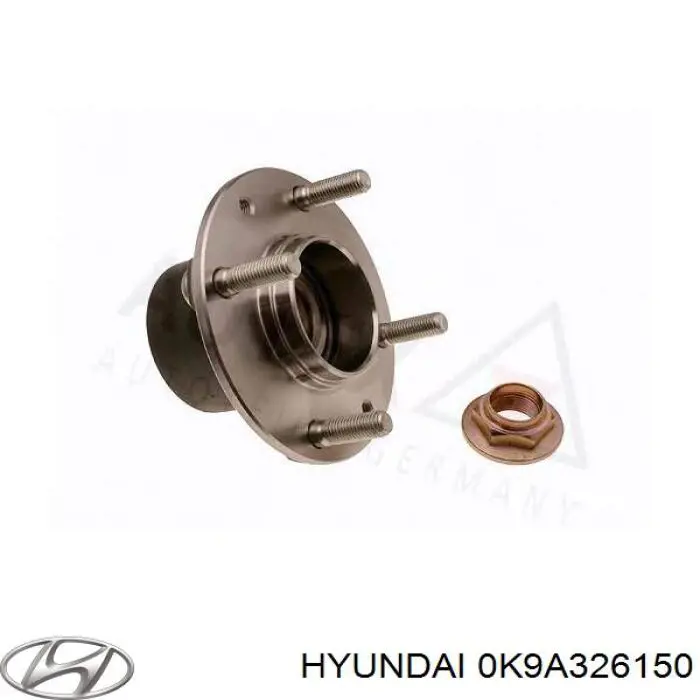 Do koszyka 0K9A326150 Hyundai/Kia Piasta tylna
