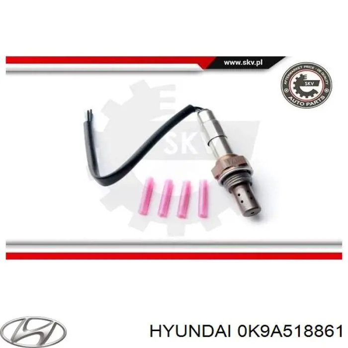 Sonda lambda, czujnik tlenu 0K9A518861 Hyundai/Kia
