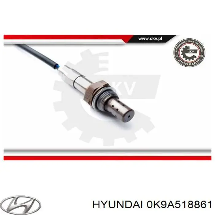 Sonda lambda, czujnik tlenu Hyundai/Kia 0K9A518861 cena, od 119,19 USD