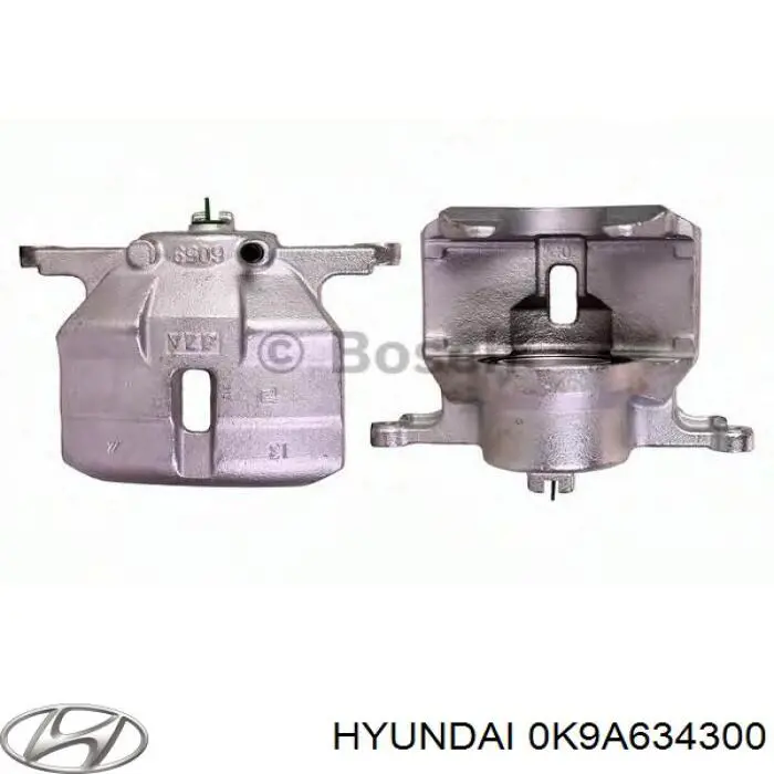 Do koszyka 0K9A634300 Hyundai/Kia Wahacz zawieszenia przedniego dolny prawy