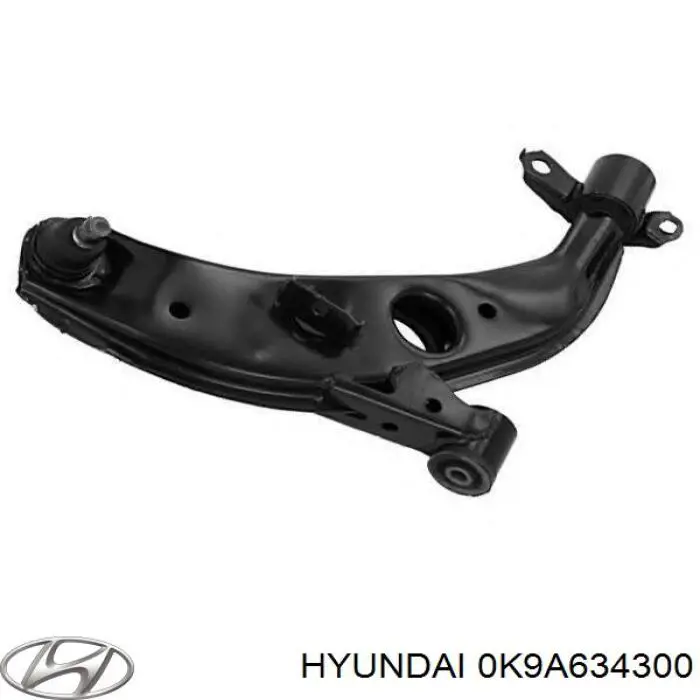 Wahacz zawieszenia przedniego dolny prawy Hyundai/Kia 0K9A634300