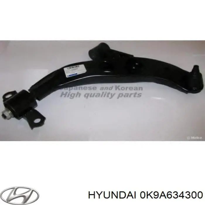 0K9A634300 Hyundai/Kia Wahacz zawieszenia przedniego dolny prawy
