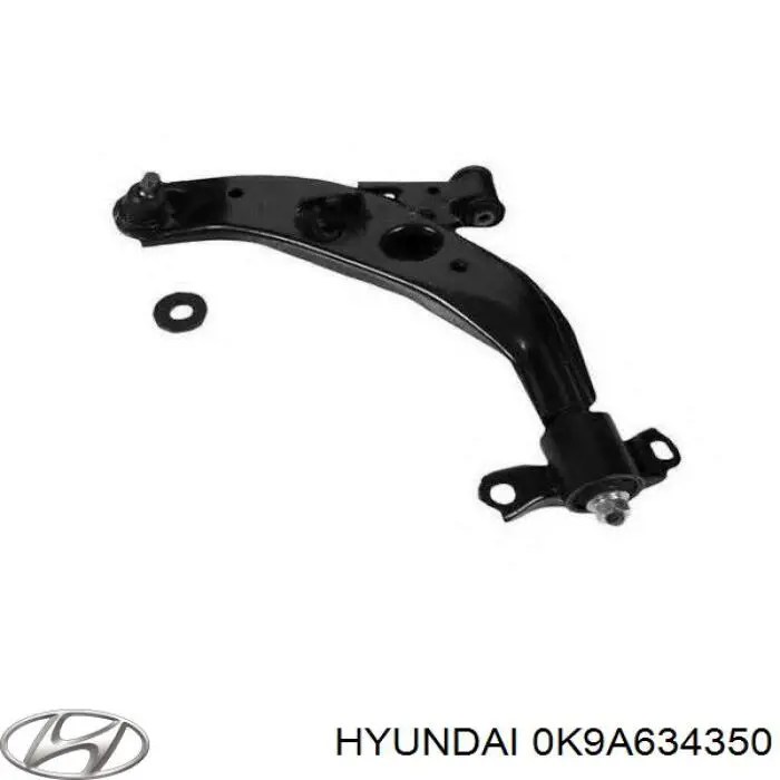 0K9A634350 Hyundai/Kia Wahacz zawieszenia przedniego dolny lewy