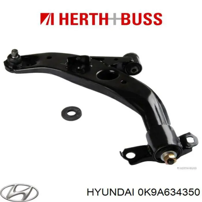 Wahacz zawieszenia przedniego dolny lewy Hyundai/Kia 0K9A634350 cena, od 177,68 USD