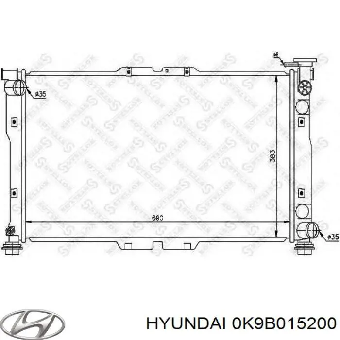 Do koszyka 0K9B015200 Hyundai/Kia Chłodnica silnika