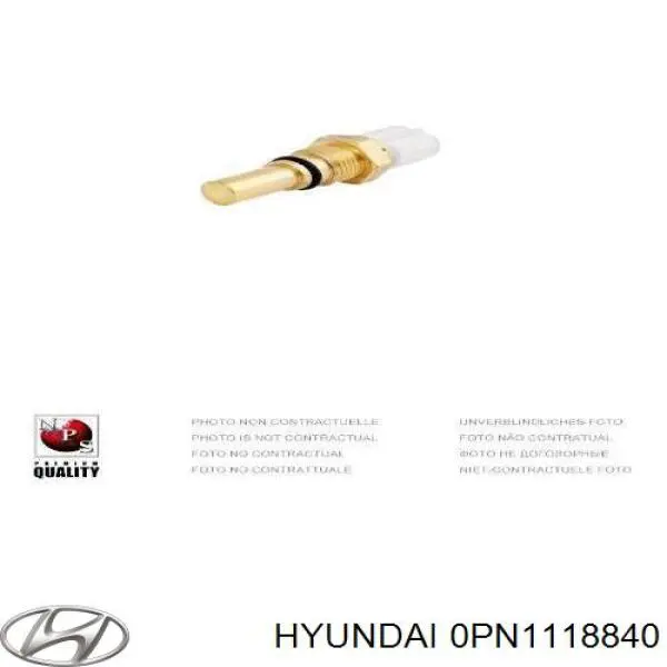 0PN1118840 Hyundai/Kia Czujnik temperatury płynu chłodzącego