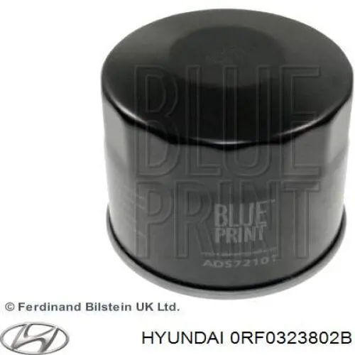 Do koszyka 0RF0323802B Hyundai/Kia Filtr oleju
